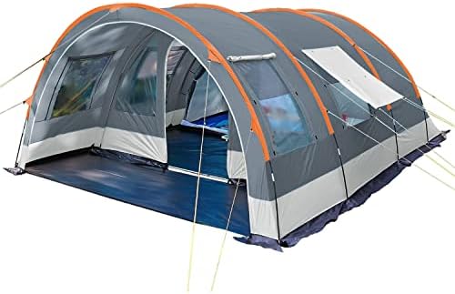 12 Meilleures tentes familiale pour le camping – Skandika Hurricane 12 – Capacité 12 personnes