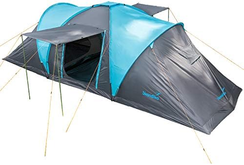 Les meilleures tentes de camping pour 4 personnes : Skandika Tente dôme Hammerfest 4/4+ | Tente de camping 4 personnes avec/sans tapis de sol cousu