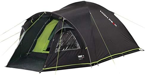 Top 5 Tentes Familiales pour Adultes: High Peak Tauris 4 – Noir/Vert