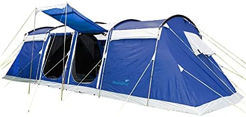 Les meilleures tentes de camping Skandika pour 8 personnes avec/sans tapis de sol cousu et technologie Sleeper