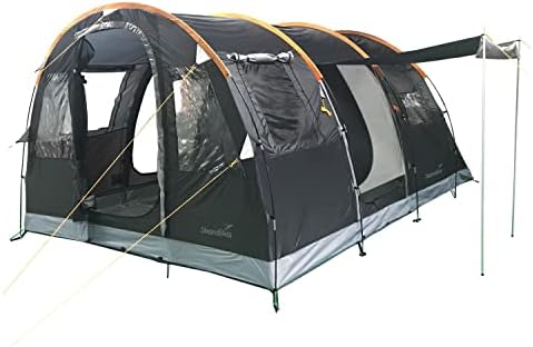 Top 5 Tentes de Camping avec 2 Cabines: Skandika Tente Tunnel Kemi pour 4 Personnes