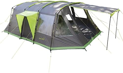 Les meilleures tentes de camping Skandika Tunnel Kemi pour 4 personnes | Spacieuse, résistante à l’eau, avec cabines et auvent | Idéale pour 4 personnes