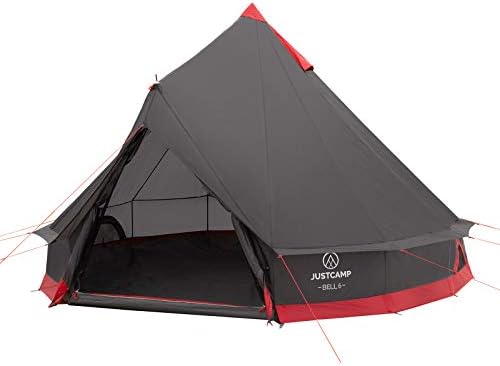 Les meilleures tentes de camping familiales JUSTCAMP Atlanta 3, 5, 7 places – Confort et durabilité