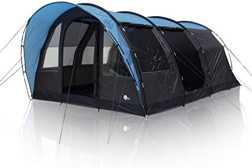 Les meilleurs  tentes tunnel 4 personnes avec entrée latérale et fenêtres imperméables 5000mm pour un espace de vie confortable