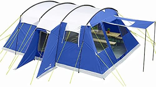 Les meilleures tentes familiales tunnel pour le camping: Skandika Helsinki 525x410cm – 6 Personnes