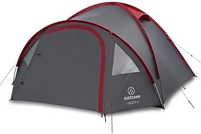 Les Meilleures Tentes Igloo 4 Personnes: JUSTCAMP Scott Tente Camping