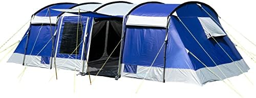 Les meilleures tentes de camping familiales : Skandika Montana 8 1937 – Tente spacieuse pour des vacances en famille.