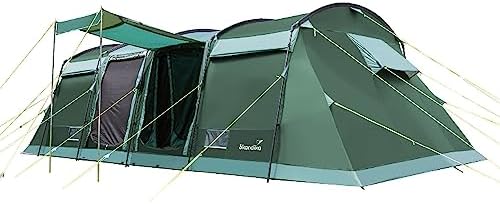 Les Meilleures Tentes de Camping 4 Personnes avec Tapis de Sol Cousu : Skandika Tente dôme Hammerfest 4/4+