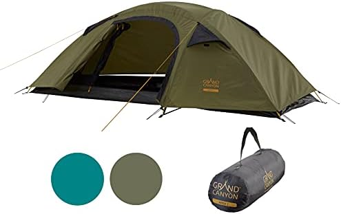 Les meilleures tentes de randonnée Grand Canyon CARDOVA 1-2 personnes, aux couleurs variées.