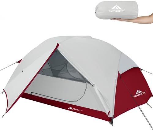 Top 5 Tentes légères et imperméables pour le camping: Bessport Camping Tente 1-2-4 Personnes