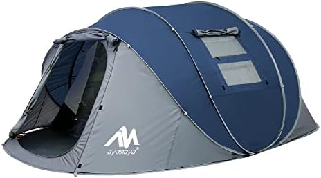 Comparatif des tentes de camping familiales Outsunny 4 personnes – Montage instantané, 4 fenêtres, pare-soleil