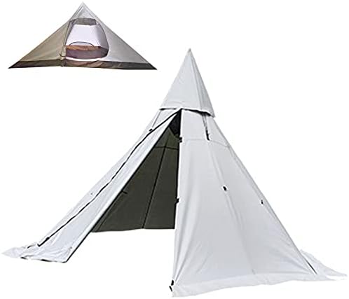 5 Tentes Tipi Adulte avec Trou de Poêle Pour un Camping Confortable