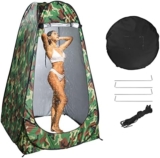 Les meilleures tentes de vestiaire WC résistantes à l’eau pour camping, plage, et lieux publics