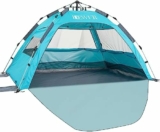 Les meilleures tentes de plage pour familles : protection solaire UPF 50+, étanche, pop-up, 2 à 4 personnes.