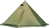 Les Meilleures Tentes Chaudes avec Poêle : JTYX Tente Pyramid Tipi.