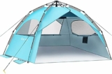 Les meilleures tentes de plage hydrauliques Glymnis pour 4-6 personnes: pop-up, automatiques et portables