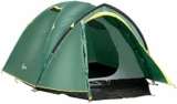 5 meilleures tentes de camping légeres 3 personnes : Outsunny Tente dôme étanche ventilée