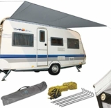 Les Meilleurs Accessoires de Tente pour Caravane VidaXL: Zone de Couchage, Auvent Amovible & Réseau de Ventilation Gris