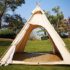 Les Meilleures Tentes Chaudes avec Trou de Poêle: JTYX Tente Pyramid Tipi