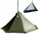 Les meilleures tentes légères et chaudes pour poêle à bois