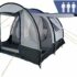 Les meilleures tentes de camping familiales : Skandika Helsinki – Tente tunnel 525 x 410 cm – 6 Personnes