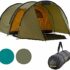 Comparatif de produits : Tente Coleman Oak Canyon 4, Tente familiale 4 personnes avec technologie chambre obscurcie, Tente camping 4 personnes +2 places sombres