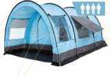 Les meilleures tentes tunnel CampFeuer pour 6 personnes | Grande vestibule, étanche 5000 mm | Sol cousu et coutures scellées