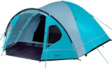 Les meilleures tentes de camping familiales 4-6 personnes légères: Outsunny Tente dôme étanche avec 2 cabines, grande porte et fenêtre pour une ventilation optimale