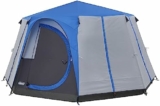 Les meilleures tentes de camping familiales: Coleman Oak Canyon 4 – pour 4 personnes, avec chambre sombre et technologie de sommeil profond