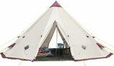 Les meilleures tentes tipi indiennes pour 6 personnes – Hauteur 2m50 Diamètre 3m65 – Gris
