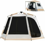 Comparatif des meilleures tentes camping familiales Qeedo Quick Villa (4 ou 5 personnes) avec Quick-Up-System