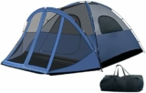 Les 5 Meilleures Tentes de Camping GYMAX pour 4 Personnes : Dômes avec Toit Solaire & Couverture Anti-Pluie