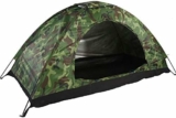 Comparatif des tentes légères et ventilées pour 2 personnes : Outsunny Tente de Camping Camouflage