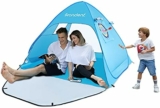 Les meilleures tentes de plage pour familles: pop-up, protection solaire UPF 50+, étanches et spacieuses – en bleu!