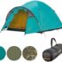 Comparatif de tentes de camping JUSTCAMP Atlanta: 3, 5 et 7 personnes