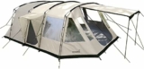 Les Meilleures Tentes de Camping Skandika Pour 4 Personnes – Hauteur 2 m, 2 Cabines, Colonne d’eau 3000 mm, Paroi Frontale Amovible