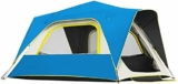 Les meilleures tentes de camping pour 4 à 6 personnes avec double couche étanche – Idéales pour la randonnée, la plage et les pique-niques en plein air