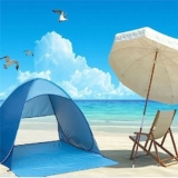 Les meilleures tentes de plage automatiques pour une personne ou deux, avec protection UPF 50+ : une sélection pratique pour le camping et la plage.