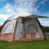 Les meilleures tentes tunnels Skandika pour 6 personnes : Tapis cousu, col. eau 5000 mm, 2 m de hauteur, moustiquaires
