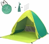 Les meilleures tentes de plage pour bébé, imperméables UPF 50+, avec moustiquaire pop-up pliable, respirantes