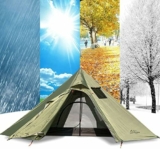 Découvrez notre sélection des meilleures tentes chaudes JTYX Tente Pyramid Tipi avec Trou de Poêle