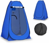 Top portable et étanche: CLIPOP Tente de toilette pop-up pour plage, pêche, randonnée, bain en plein air avec sac transport