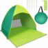 Comparatif des tentes de camping familiales instantanées Pop-up Outsunny 4 personnes : montage facile, 4 fenêtres, pare-soleil